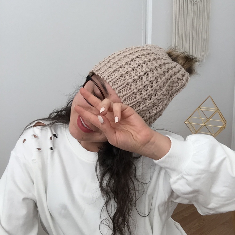 NWT Mocha Beanie - Picture 3 of 6